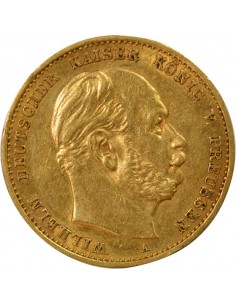 Etats Allemands (Prusse) Guillaume I de Prusse 10 mark Or 1878 A Berlin 2