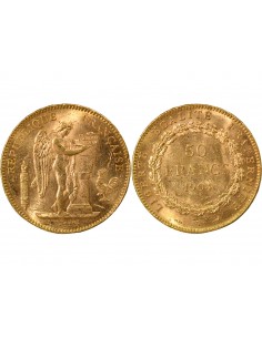 50 francs Or 1904 A - Paris