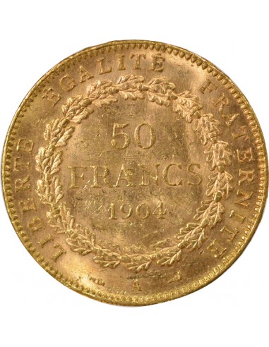 50 francs Or 1904 A - Paris