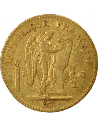 IIe République 20 francs Or 1849 A - Paris
