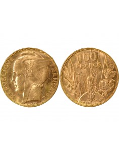 100 francs Or 1935 A Paris