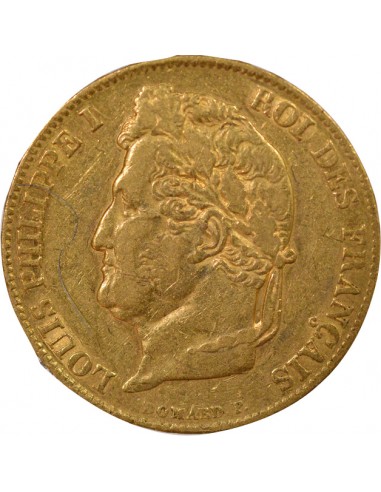 Type Domard 20 francs Or 1839 A - Paris
