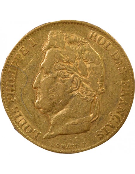 Type Domard 20 francs Or 1839 A - Paris