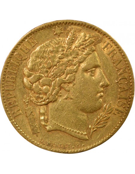 Céres - Demeter 20 francs Or 1850 A - Paris