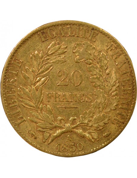 Céres - Demeter 20 francs Or 1850 A - Paris