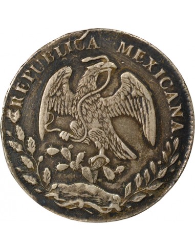 Mexique 8 reales Argent 1880 Chihuahua