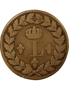 Louis XVIII Siège de Strasbourg 1 décime Bronze 1815 BB Strasbourg 2