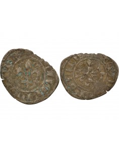 Philippe VI de Valois 2e Type double parisis Billon 1341-1346