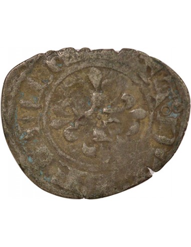 Philippe VI de Valois 2e Type double parisis Billon 1341-1346