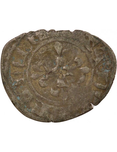 Philippe VI de Valois 2e Type double parisis Billon 1341-1346