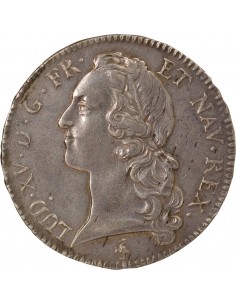 Louis XV Au Bandeau ecu Argent 1768 A - Paris 2