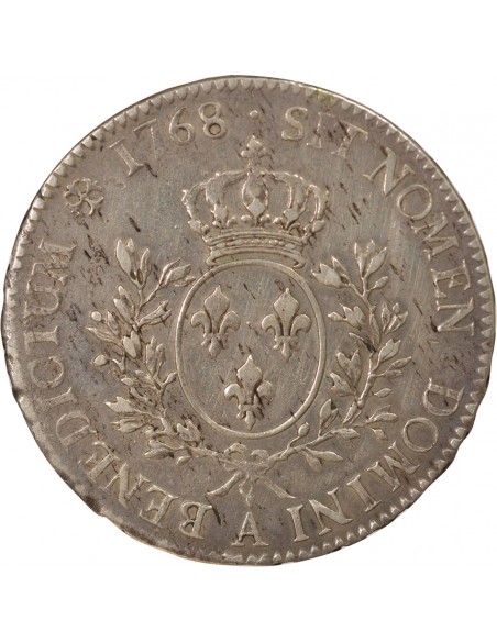 Louis XV Au Bandeau ecu Argent 1768 A - Paris