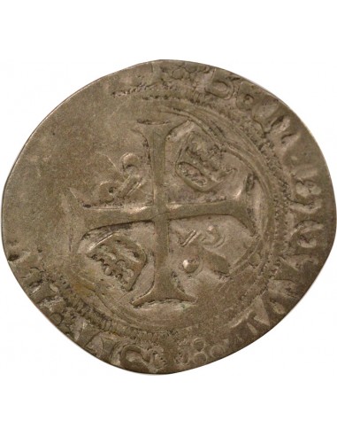 Louis XII Double Tournois Billon 1498-1515 C Saint-Lô
