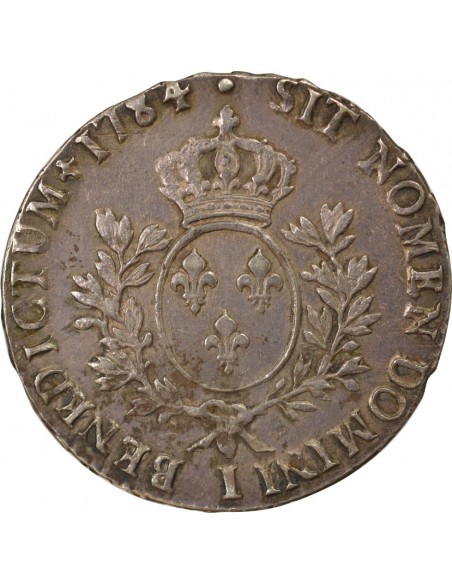 Louis XVI au Buste Habillé ecu Argent 1784 I Limoges