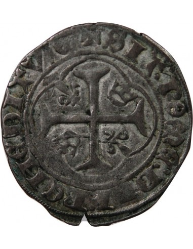 CHARLES VII - BLANC A LA COURONNE 1436 / 1461 CHINON