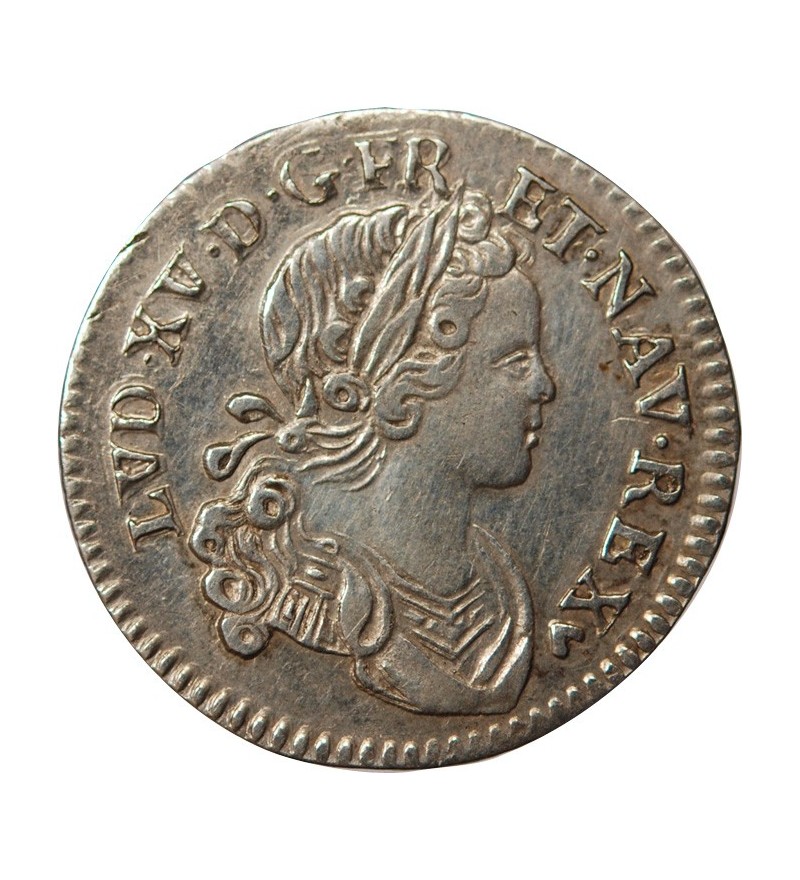 LOUIS XV ﻿- 1/10 ECU DE FRANCE & NAVARRE 1718 BB STRASBOURG