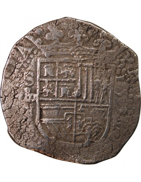Roi 8 Réales Argent 1591 S Séville