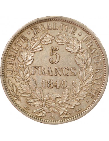 5 Francs Argent 1849 A Paris