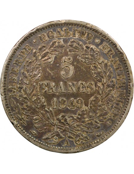 5 Francs Argent 1849 A Paris