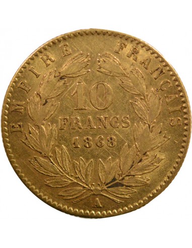 Napoléon III 10 francs Or 1868 A Paris