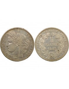 5 Francs Argent 1849 A Paris