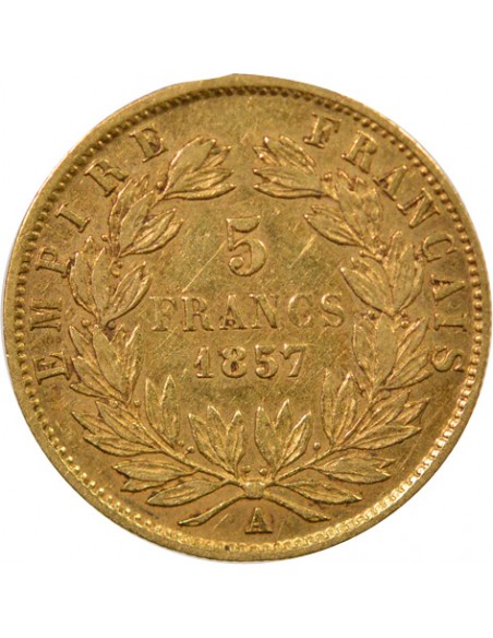5 Francs Or 1857 A Paris