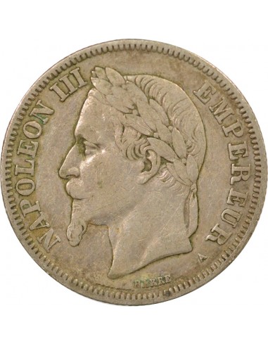 Napoléon III 2 francs Argent 1870 A Paris