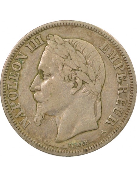 Napoléon III 2 francs Argent 1870 A Paris