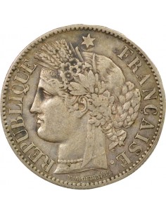 Céres - Demeter 2 francs Argent 1887 A Paris 2