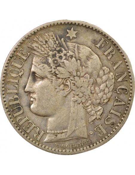 Céres - Demeter 2 francs Argent 1887 A Paris