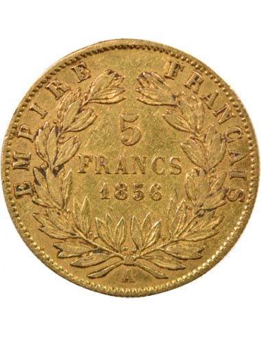 5 Francs Or 1856 A Paris