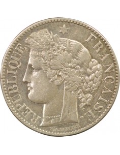 Céres - Demeter 2 francs Argent 1872 K Bordeaux 2