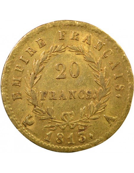 Roi d'Italie 20 francs Or 1813 A Paris