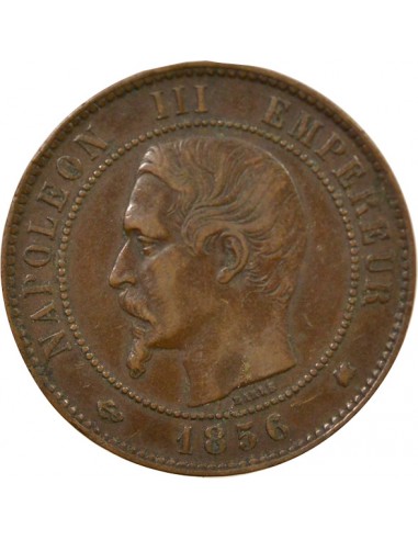 Napoléon III 10 Centimes Bronze 1856 K Bordeaux