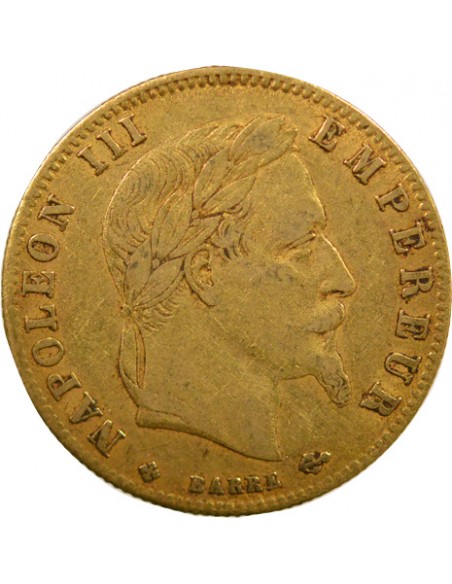 5 Francs Or 1864 BB Strasbourg