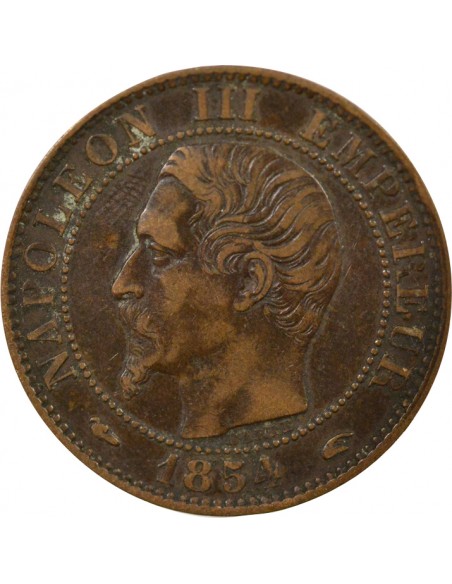Napoléon III 5 Centimes Bronze 1854 A Paris