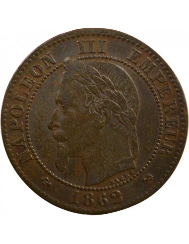 Napoléon III 2 Centimes Bronze 1862 K Bordeaux