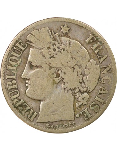 Céres - Demeter 2 francs Argent 1871 A Paris