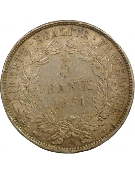 5 Francs Argent 1851 A Paris