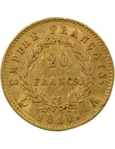 Roi d'Italie 20 francs Or 1810 A Paris