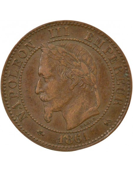 Napoléon III 2 Centimes Bronze 1861 K Bordeaux