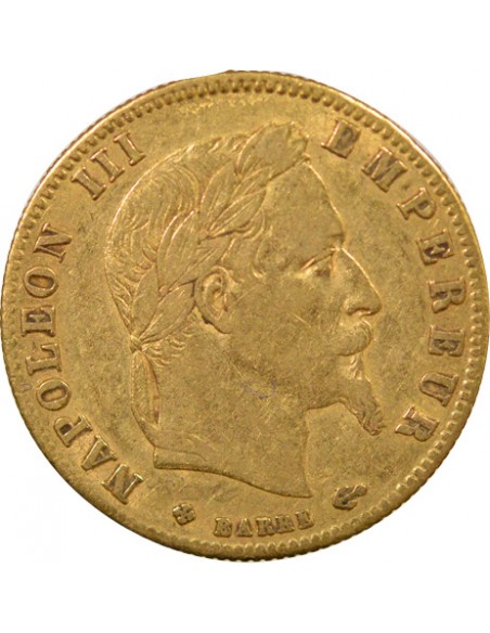 5 Francs Or 1862 BB Strasbourg