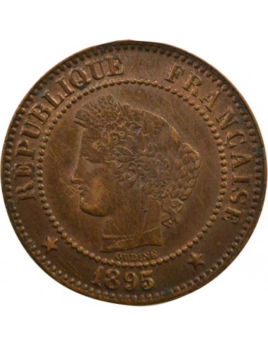 2 Centimes Bronze 1895 A Paris