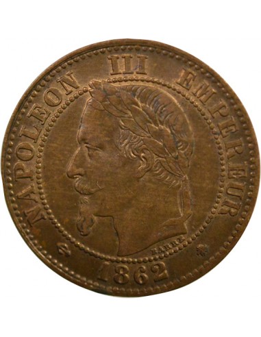 Napoléon III 2 Centimes Bronze 1862 A Paris