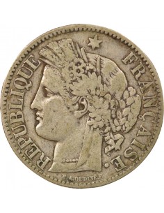 Céres - Demeter 2 francs Argent 1871 K Bordeaux 2