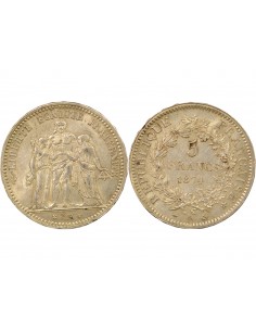 5 francs Argent 1874 A Paris