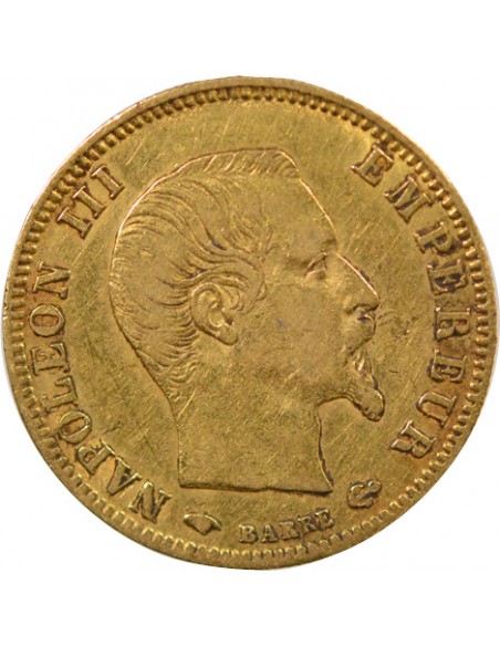 5 Francs Or 1859 A Paris