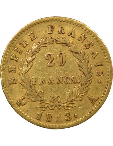 Roi d'Italie 20 francs Or 1813 A Paris