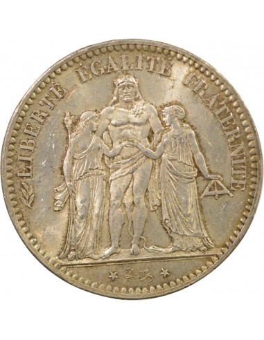 5 francs Argent 1876 A Paris