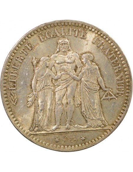 5 francs Argent 1876 A Paris